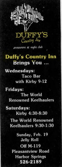 Duffys Country Inn (Hoppies) - Feb 10 1989 Ad (newer photo)